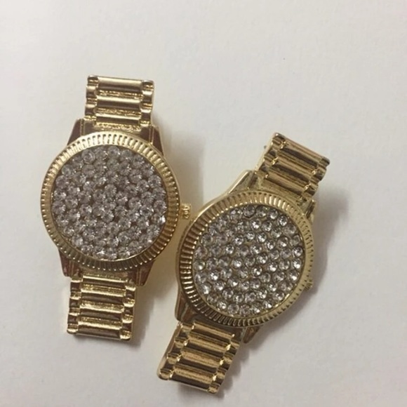 New Inventory š„Rhinestone Decor Watch Drop Earringsš„ - Picture 7 of 7